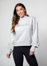 Bejeweled Carolina Cropped Tunic Sweatshirt